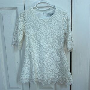 Children’s White Lace Dress